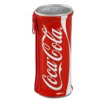 Trousse rond rouge coll�ge mixte coca cola - la trousse