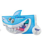 Trousse de voyage dentifice grenadine + 1 brosse  dents - shark elgydium - la trousse