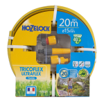 Tuyau arrosage flexible 20m 15mm avec raccords + lance ultraflex hozelock - l'unité Tuyau arrosage flexible 20m 15mm avec raccords + lance ultraflex hozelock - l'unité