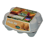 ?ufs de poules �lev�es en plein air oeufs du val de sevre - la bo�te de 6 ?ufs