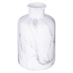 Vase effet marbre blanc atmosphera - l'unité Vase effet marbre blanc atmosphera - l'unité