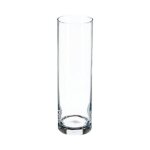 Vase transparent cylindrique flora 26cm - la vase