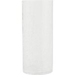 Vase en verre cylindrique avec craquement transparent atmosphera - l'unit
