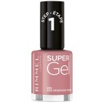 Vernis � ongles fini gel teinte pop princess pink (035) super gel rimmel - le vernis � ongles