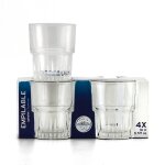 Verre empilable 16cl new duralex - le lot de 4 verres