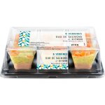 Verrines duo de saumons et citron mix buffet - la barquette de 6 - 270g