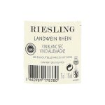 Vin blanc d'allemagne landwein rhein riesling - la bouteille