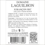 Vin blanc aop juran�on sec domaine laguilhon - la bouteille de 75cl