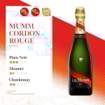 Vin blanc champagne brut cordon rouge mumm - la bouteille Vin blanc champagne brut cordon rouge mumm - la bouteille