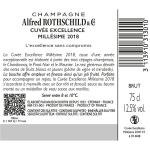 Vin blanc champagne brut cuvée excellence alfred rothschild & cie - la bouteille Vin blanc champagne brut cuvée excellence alfred rothschild & cie - la bouteille