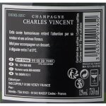 Vin blanc champagne demi sec charles vincent - la bouteille