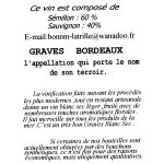 Vin blanc graves chateau chanteloiseau - la bouteille de 75 cl