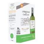 Vin blanc a. o. p. c�tes de gascogne colombard sauvignon l'heritage de carillan - la fontaine de 5l