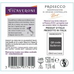 Vin blanc d. o. c. prosecco vilaveroni - la bouteille Vin blanc d. o. c. prosecco vilaveroni - la bouteille