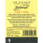 Vin blanc a. o. p. alsace pinot gris demi sec wolfberger - la bouteille Vin blanc a. o. p. alsace pinot gris demi sec wolfberger - la bouteille