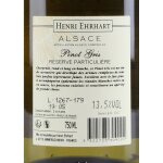 Vin blanc a. o. p. alsace pinot gris henri ehrhart - la bouteille Vin blanc a. o. p. alsace pinot gris henri ehrhart - la bouteille