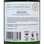 Vin blanc a. o. p. alsace riesling la cave d'augustin florent - la bouteille