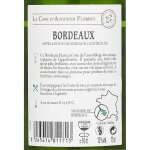 Vin blanc a. o. p. bordeaux la cave d'augustin florent - la bouteille