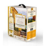 Vin blanc a. o. p. pays d'oc chardonnay igp couleurs du sud - la fontaine de 3l