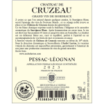 Vin blanc a. o. p. pessac - leognan chateau de cruzeau - la bouteille