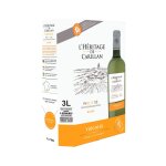 Vin blanc a. g. p. pays d'oc viognier l'heritage de carillan - la fontaine de 3l Vin blanc a. g. p. pays d'oc viognier l'heritage de carillan - la fontaine de 3l