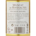 Vin doux naturel muscat de rivesaltes 15, 5% carrefour - la bouteille de 75cl Vin doux naturel muscat de rivesaltes 15, 5% carrefour - la bouteille de 75cl