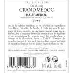 Vin grand medoc - la bouteille de 75cl