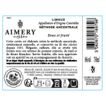 Vin ptillant aoc limoux doux aimery - la bouteille de 75cl
