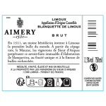 Vin ptillant blanquette de limoux brut aimery - la bouteille de 75cl