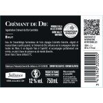 Vin ptillant crmant de die brut jaillance - la bouteille de 75cl