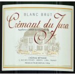 Vin pétillant crémant du jura brut chateau bethanie - la bouteille de 75cl Vin pétillant crémant du jura brut chateau bethanie - la bouteille de 75cl