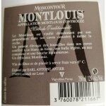Vin ptillant montlouis brut chateau moncontour - la bouteille de 75cl