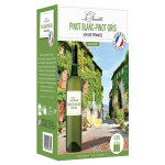 Vin blanc de france pinot blanc pinot gris la francette - la fontaine de 2, 25l