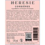 Vin rosé aop corbières heresie gerard bertrand - la bouteille de 75cl Vin rosé aop corbières heresie gerard bertrand - la bouteille de 75cl