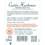 Vin ros bordeaux cuvee hortense - la bouteille de 75cl