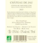 Vin rosé languedoc - roussillon aop bio chateau de jau - la bouteille de 75cl Vin rosé languedoc - roussillon aop bio chateau de jau - la bouteille de 75cl