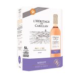 Vin ros languedoc roussillon igp pays d'oc merlot l'heritage de carillan merlot - la bouteille de 5l ...