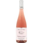 Vin ros a. o. p. cabernet d'anjou domaine des charmes - la bouteille