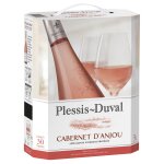 Vin ros a. o. p. cabernet - d'anjou plessis duval - la fontaine de 3l