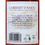 Vin ros a. o. p. cabernet d'anjou vigneroy - la bouteille