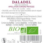 Vin ros� a. o. p. camargue t�te de cuv�e daladel - la bouteille