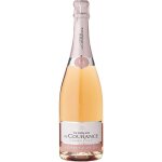 Champagne brut ros charles de courance - la bouteille
