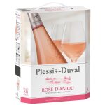 Vin ros a. o. p. val de loire ros d'anjou plessis duval - la fontaine de 3l