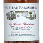 Vin ros ctes du rhne aop chateau fargueirol - la bouteille de 75cl