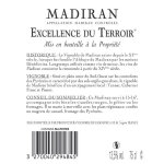 Vin rouge aop madiran excellence du terroir - la bouteille de 75cl