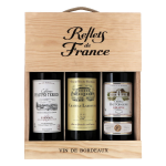 Vin rouge bordeaux coffrets reflets de france - la bouteille