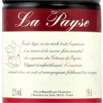 Vin rouge i. g. p. coteau de peyrac carignan grenache la payse - la bouteille