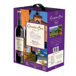 Vin rouge i. g. p. pays d'oc merlot couleurs du sud - la fontaine de 3l