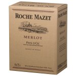 Vin rouge i. g. p. pays d'oc merlot roche mazet - la bouteille