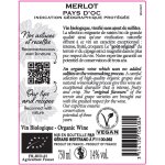 Vin rouge i. g. p. pays d'oc naturae merlot gerard bertrand - la bouteille Vin rouge i. g. p. pays d'oc naturae merlot gerard bertrand - la bouteille